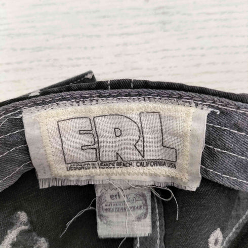 イーアールエル ERL VENICE EMBROIDERED CAP リメイク メンズ