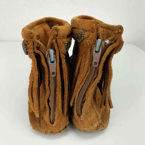 ミネトンカ Minnetonka フリンジ スウェード レザー ブーツ レディース 6