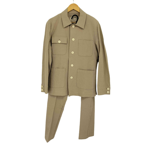 メゾンキツネ MAISON KITSUNE シアサッカー ジャケット セットアップ メンズ S