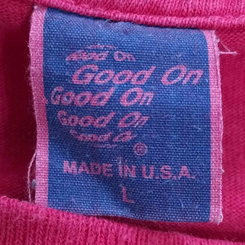 グッドオン good on USA製 GOLDEN プリント クルーネックTシャツ メンズ import:L