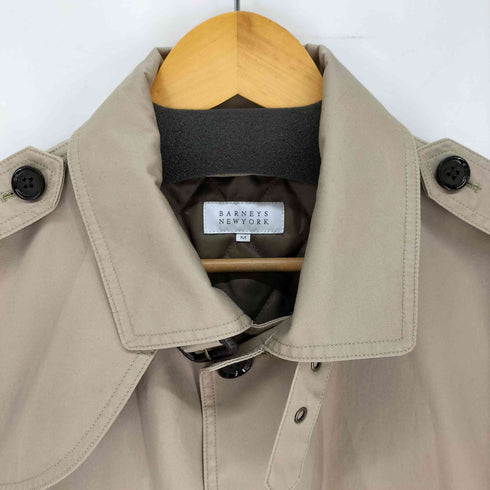 バーニーズニューヨーク BARNEYS NEWYORK シングル トレンチコート キルティングライナー付属 メンズ JPN:M