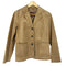 エディーバウアー Eddie Bauer GENNINE LEATHER リアルスエード2Bテーラードジャケット レディース import:M