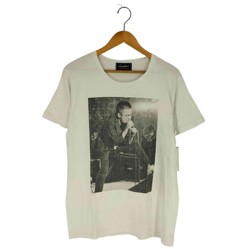 Amplifier ロックバンド プリント クルーネックTシャツ メンズ import:L