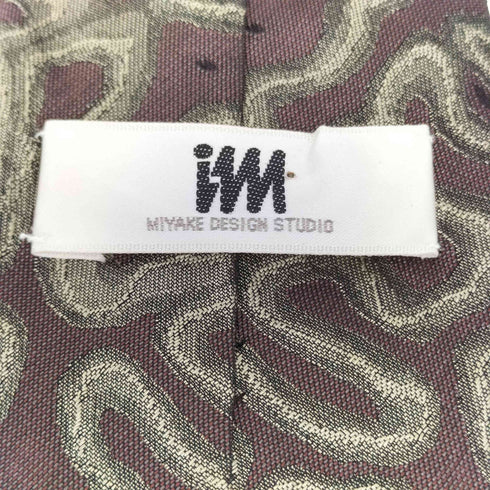 ミヤケデザインスタジオ im MIYAKE DESIGN STUDIO OLD シルク100 総柄 ネクタイ メンズ