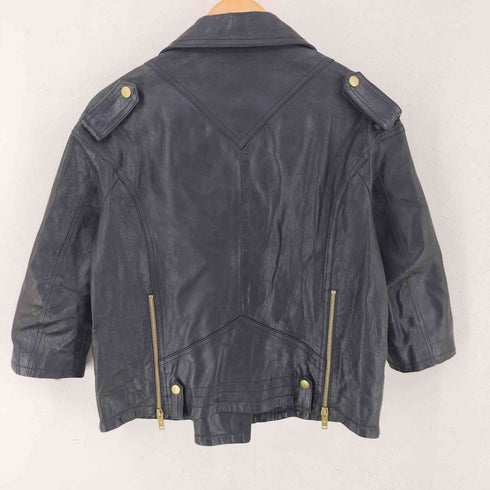 ゴールデングースデラックスブランド golden goose deluxe brand イタリア製 ゴートレザー ダブルライダース ジャケット レディース import:S