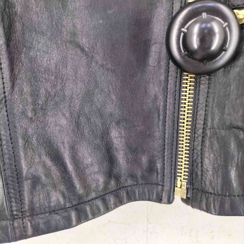 ゴールデングースデラックスブランド golden goose deluxe brand イタリア製 ゴートレザー ダブルライダース ジャケット レディース import:S