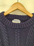 GUERNSEY WOOLLENS イギリス製 ケーブル フィッシャーマンニット メンズ US:38
