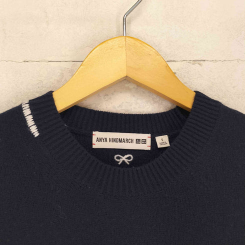 アニヤハインドマーチ ANYA HINDMARCH プレミアムラムクルーネックセーター レディース JPN:S