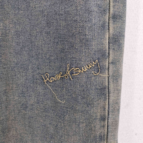 HOUSE OF SUNNY ヴィンテージ加工 デニムパンツ レディース import:S
