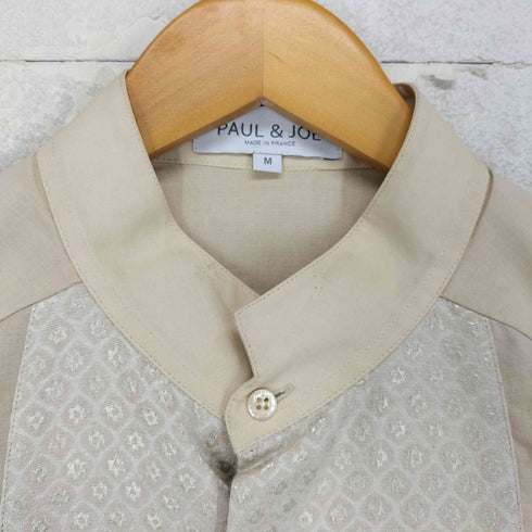 ポールアンドジョー PAUL&JOE MADE IN FRANCE スタンドカラーブザムシャツ メンズ M