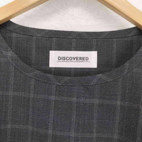 ディスカバード DISCOVERED サイドジップウールチェックプルオーバー メンズ JPN:2