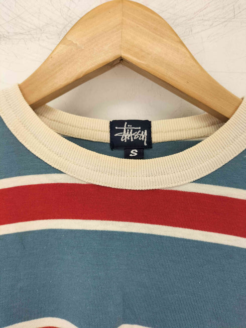 ステューシー Stussy 紺タグ ボーダーポケットTシャツ メンズ JPN:S