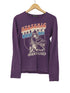 ヒステリックグラマー HYSTERIC GLAMOUR ラメ ロゴプリント クルーネック 長袖カットソー Tシャツ レディース FREE