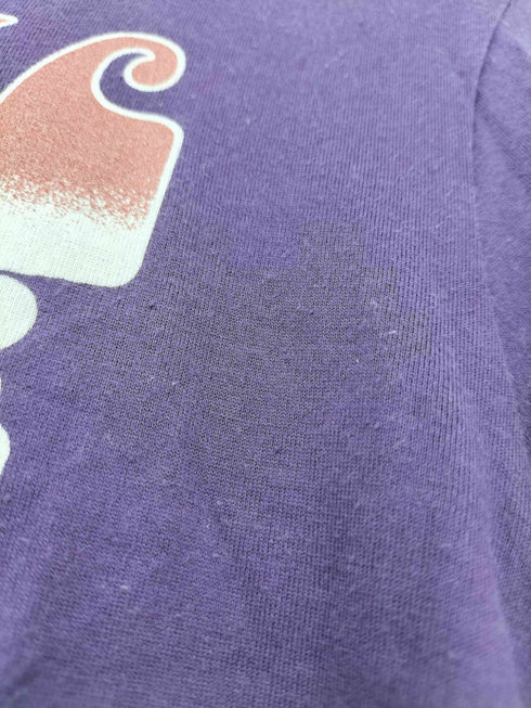 ヒステリックグラマー HYSTERIC GLAMOUR ラメ ロゴプリント クルーネック 長袖カットソー Tシャツ レディース FREE