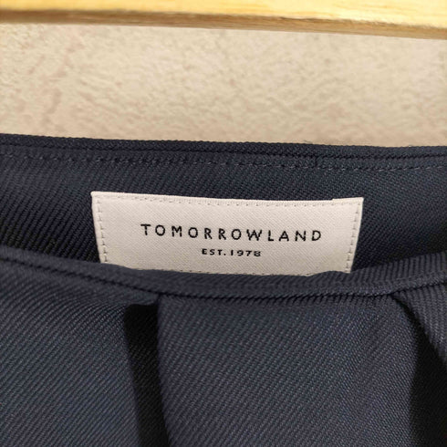 トゥモローランド TOMORROWLAND バックサテンツイルアシメタックスカート レディース 32