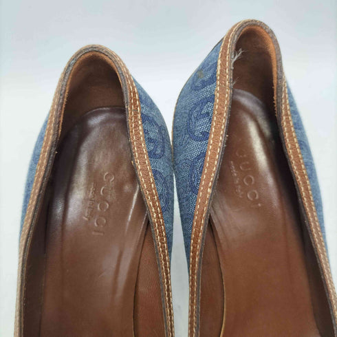 グッチ GUCCI GG柄 バンブービット パンプス シューズ レディース 34 2/1 C