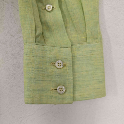 SUSSEX&CO MADE IN ITALY リネン100 1ポケットシャツ import メンズ 38