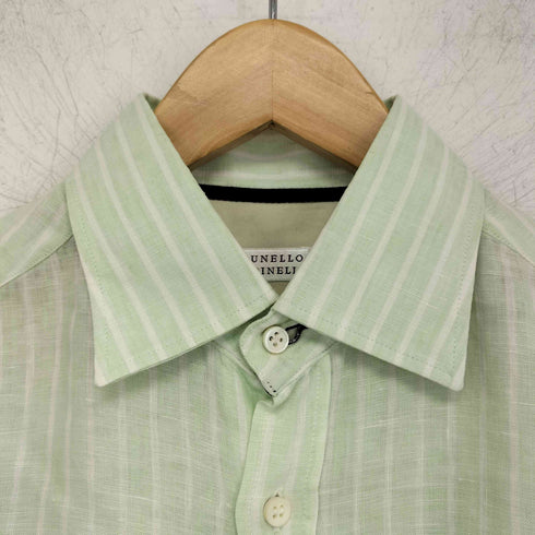 ブルネロ クチネリ Brunello Cucinelli L/S ストライプシャツ メンズ