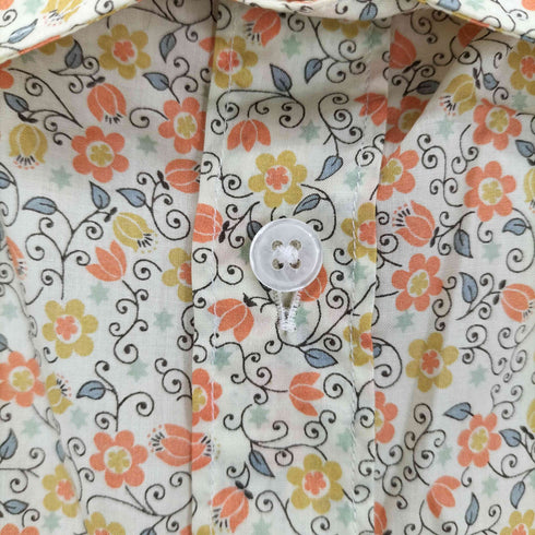 アレッサンドロジェラルデスキー ALESSANDRO GHERARDESCHI MADE IN ITALY 花柄シャツ メンズ L