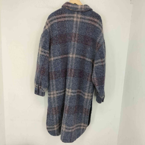 ザラ ZARA ウール混 オンブレ ステンカラーコート レディース import:M
