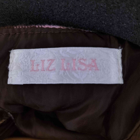 リズリサ LIZ LISA チェックミニワンピース レース パフスリーブ レディース JPN:0