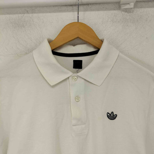 アディダスオリジナルス adidas Originals 黒タグ ワッペンロゴ ポロシャツ メンズ XO