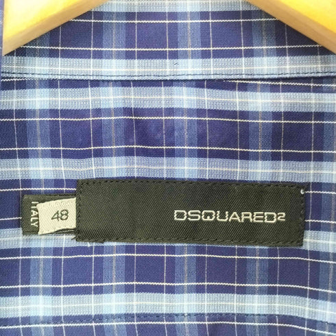 ディースクエアード DSQUARED2 ここのえ L/Sチェックシャツ メンズ
