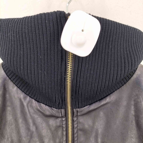 ジャバ JaVa フェイクレザー ジップアップ ジャケット レディース JPN:XL