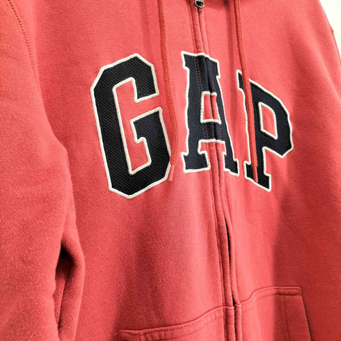 ギャップ Gap フロントロゴ ジップアップパーカー メンズ L