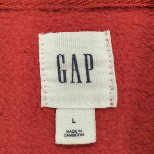 ギャップ Gap フロントロゴ ジップアップパーカー メンズ L