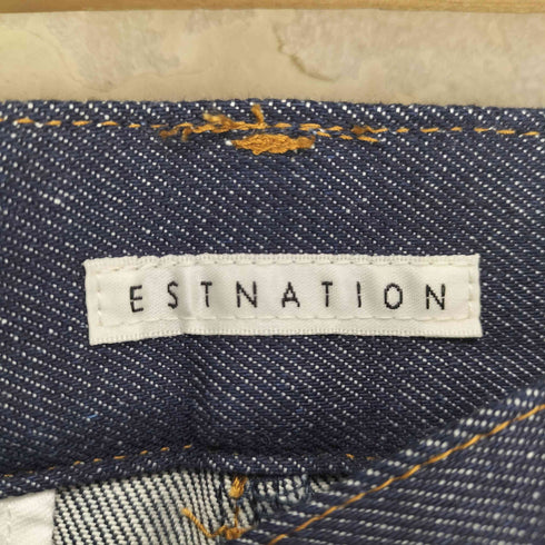 エストネーション ESTNATION リジット セミフレアデニムパンツ レディース 34