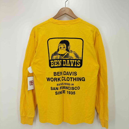 ベンデイビス BEN DAVIS 両面プリントロゴ クルーネックカットソー メンズ M