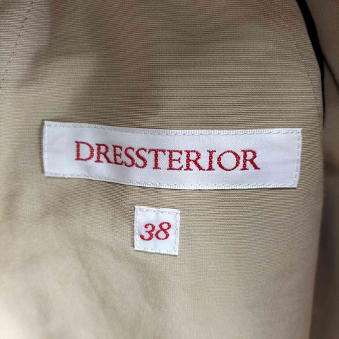 ドレステリア DRESSTERIOR タイプライターノーカラーコート レディース JPN:38