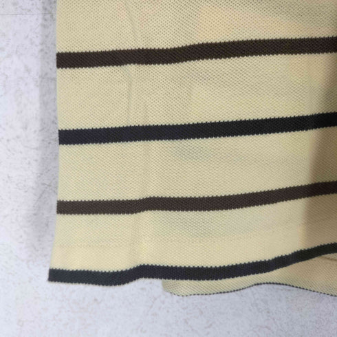 ザスコッチハウス The Scotch House ロゴ刺繍ボーダーポロシャツ メンズ M