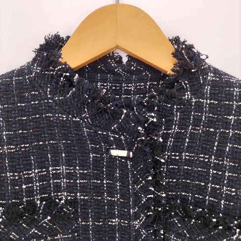ルシェルブルー LE CIEL BLEU 24aw Lustro Tweed Jacket レディース JPN:36