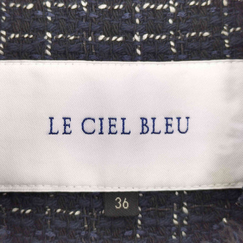 ルシェルブルー LE CIEL BLEU 24aw Lustro Tweed Jacket レディース JPN:36