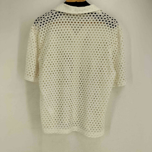 ザラ ZARA TEXTURED CROCHET SHIRT メンズ import:M
