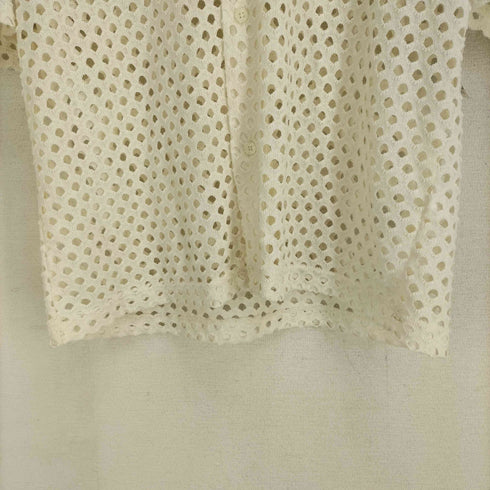 ザラ ZARA TEXTURED CROCHET SHIRT メンズ import:M