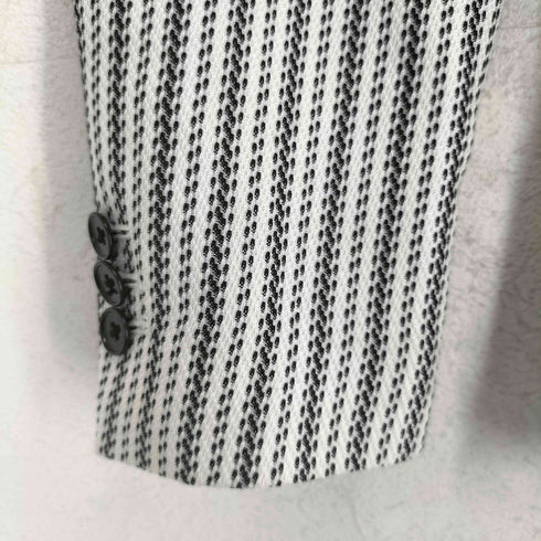 PLAG PLAG ストライプ刺繍2Bテーラードジャケット メンズ 5