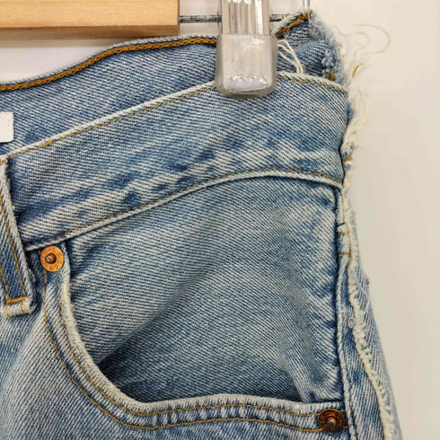 オールドパーク OLDPARK REMAKE DENIM アシンメトリー フリンジ リメイク デニム レディース
