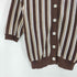 ザラ ZARA ストライプニットボタンシャツ レディース import:M