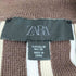 ザラ ZARA ストライプニットボタンシャツ レディース import:M