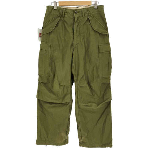 ユーエスアーミー U.S. ARMY 70S 74年会計 M-65 FIELD PANTSカーゴパンツ メンズ SMALL-REGULAR