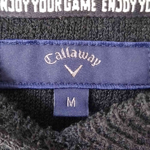キャロウェイ Callaway 刺繍ロゴ ニットパーカー メンズ JPN:M