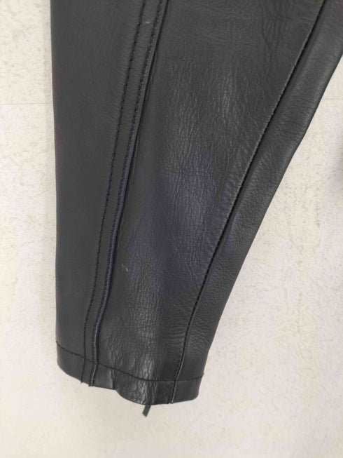 リューグーレザーズ Liugoo Leathers cow leather 裏地チェックスタンドカラーレザージャケット メンズ JPN:3