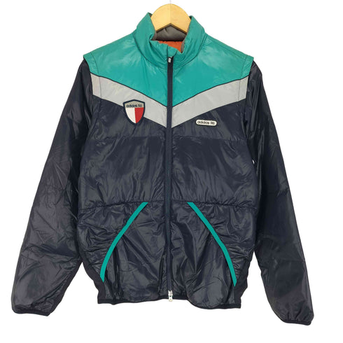 アディダス adidas 2WAY ワッペンロゴ ダウンジャケット メンズ JPN:S