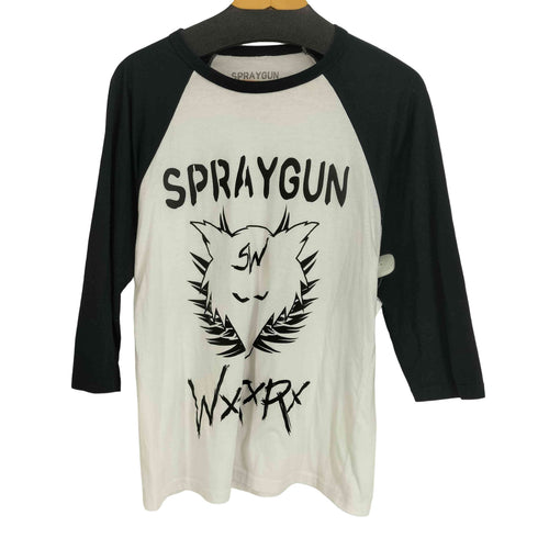 SPRAYGUN プリント ラグランスリーブ カットソー メンズ import:M