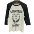 SPRAYGUN プリント ラグランスリーブ カットソー メンズ import:M