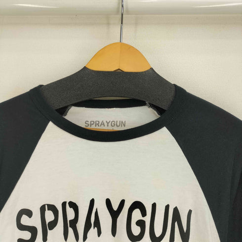 SPRAYGUN プリント ラグランスリーブ カットソー メンズ import:M