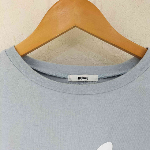 whinny 闇ぅさべいびーティー プリントTシャツ casual レディース FREE